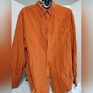 Croft & Barrow Men's Rust Button-Down Shirt